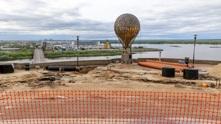 Жюль Верн на руинах: смотрим, как набережную Федоровского восстанавливают после потопа