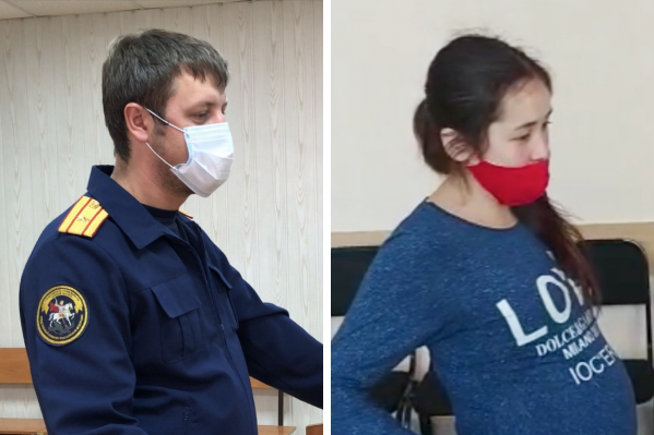 Обвиняемая находится на седьмом месяце беременности Обвиняемая находится на седьмом месяце беременности