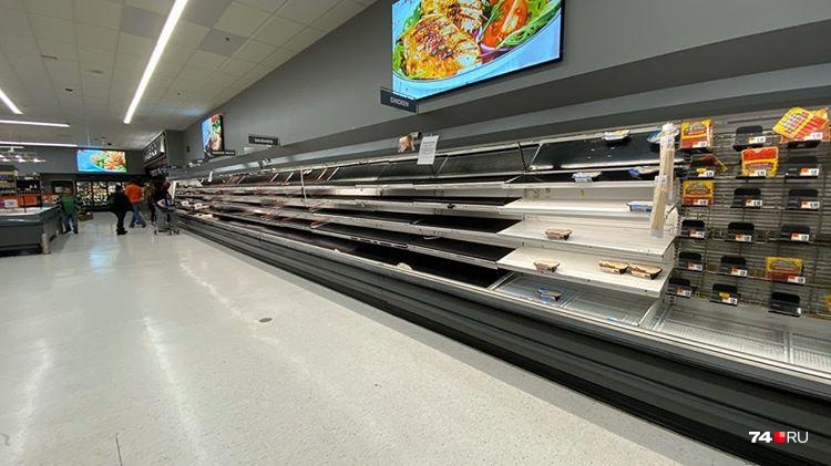 Так выглядят полки в супермаркете в штате Мэриленд в США Так выглядят полки в супермаркете в штате Мэриленд в США