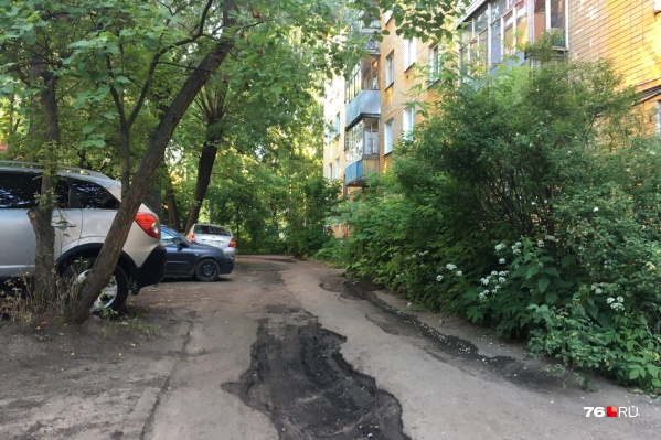 Один из дворов, который попал в список к ремонту, сейчас выглядит так Один из дворов, который попал в список к ремонту, сейчас выглядит так 