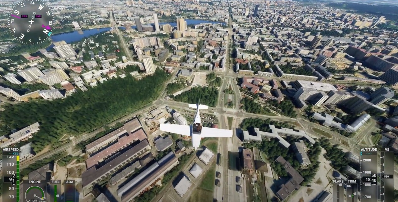 Полетайте над своим домом: вышла компьютерная игра, в которой детально воссоздан Екатеринбург