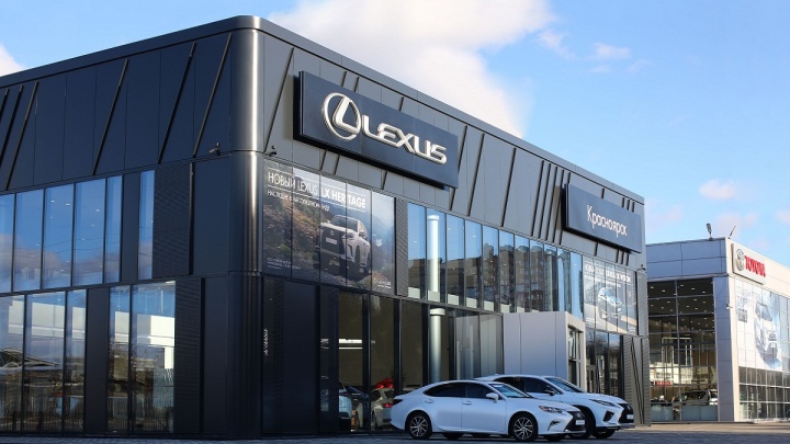 В Красноярске открылся новый дилерский центр Lexus в уникальной архитектурной концепции