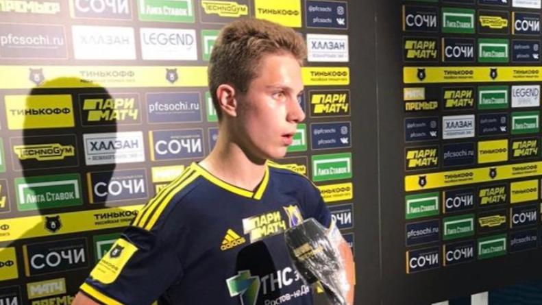 Гол 18-летнего полузащитника «Ростова» в ворота «Сочи» признали лучшим в 23-м туре РПЛ