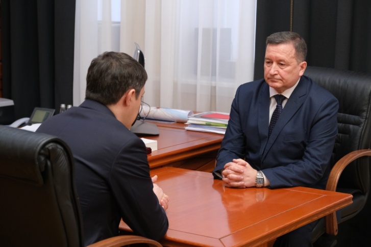 Игорь Батмазов на встрече с губернатором