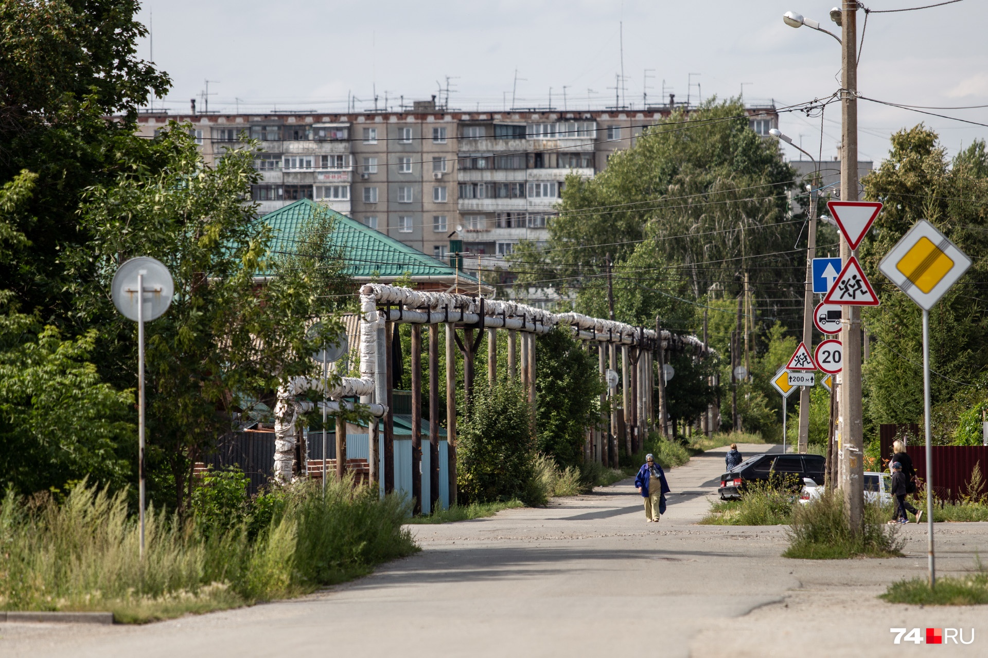 Челябинский посёлок в холода на неделю остался без горячей воды