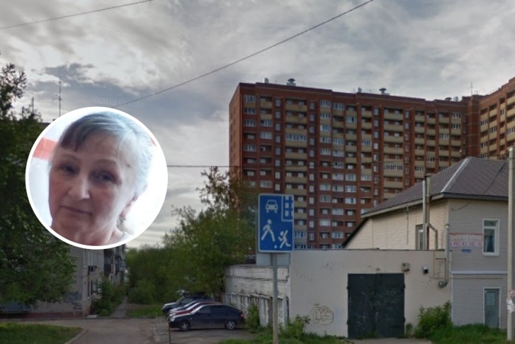 Женщина живет на улице Менжинского, а нашли ее в центре