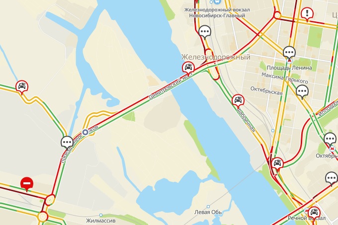 2 гис новосибирск онлайн карта пробки