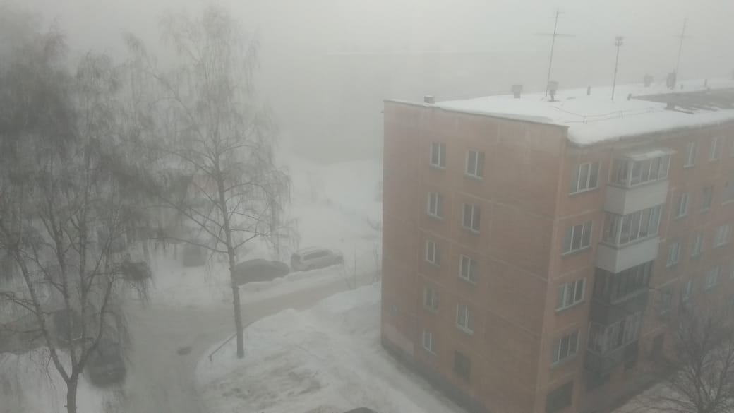 Так выглядит туман на Станиславском жилмассиве, пишут нам жители Ударной Так выглядит туман на Станиславском жилмассиве, пишут нам жители Ударной