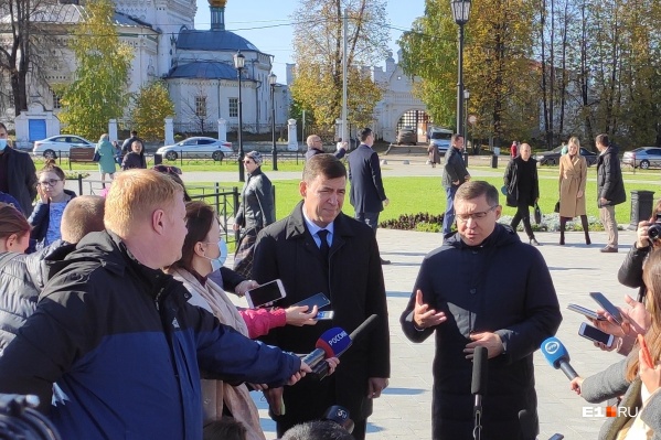 Евгений Куйвашев рассказал о благоустройстве территорий в Верхотурье Евгений Куйвашев рассказал о благоустройстве территорий в Верхотурье