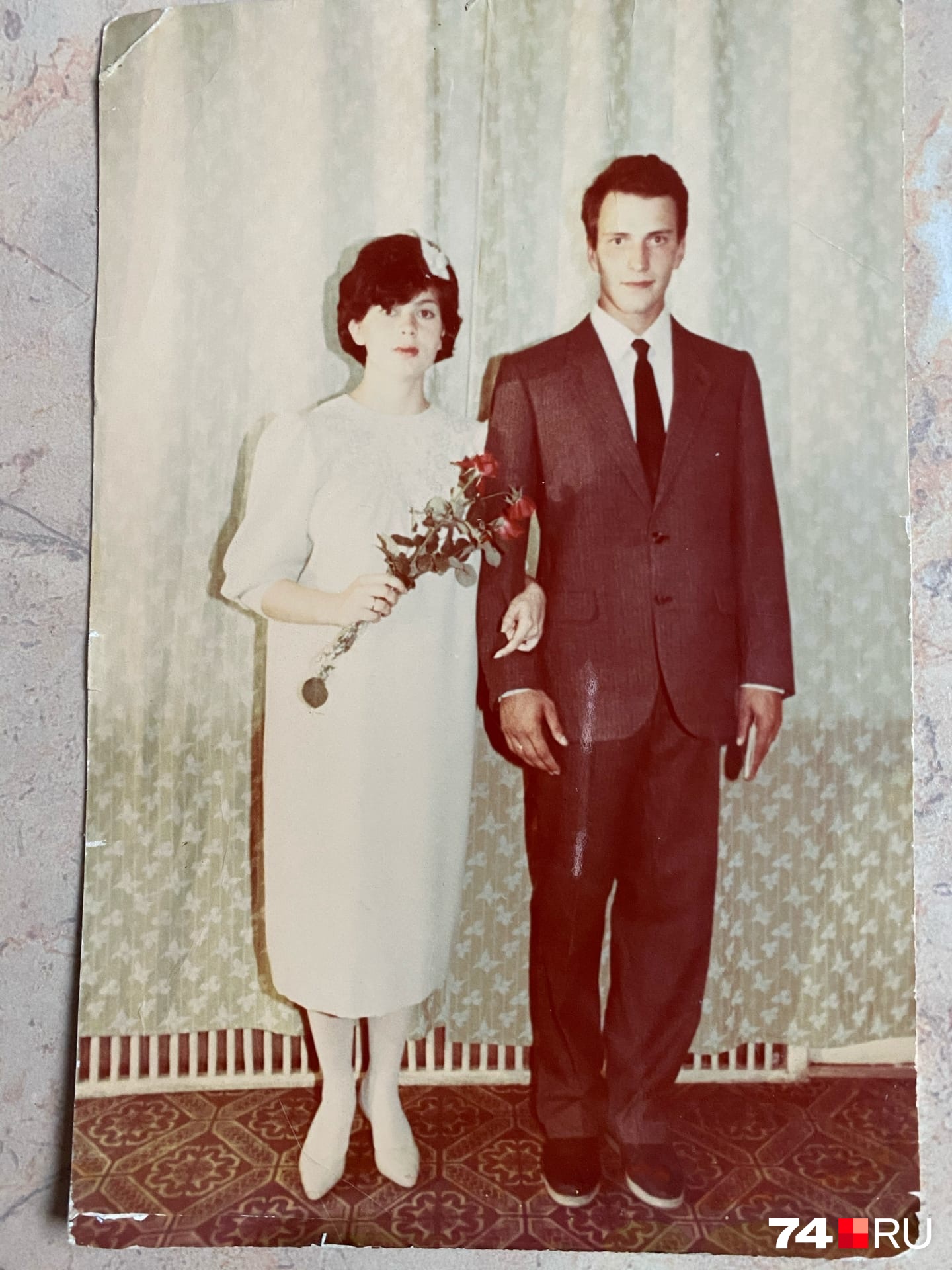 А эта юная пара — Станислав и Татьяна, они поженились 1 июля 1988 года