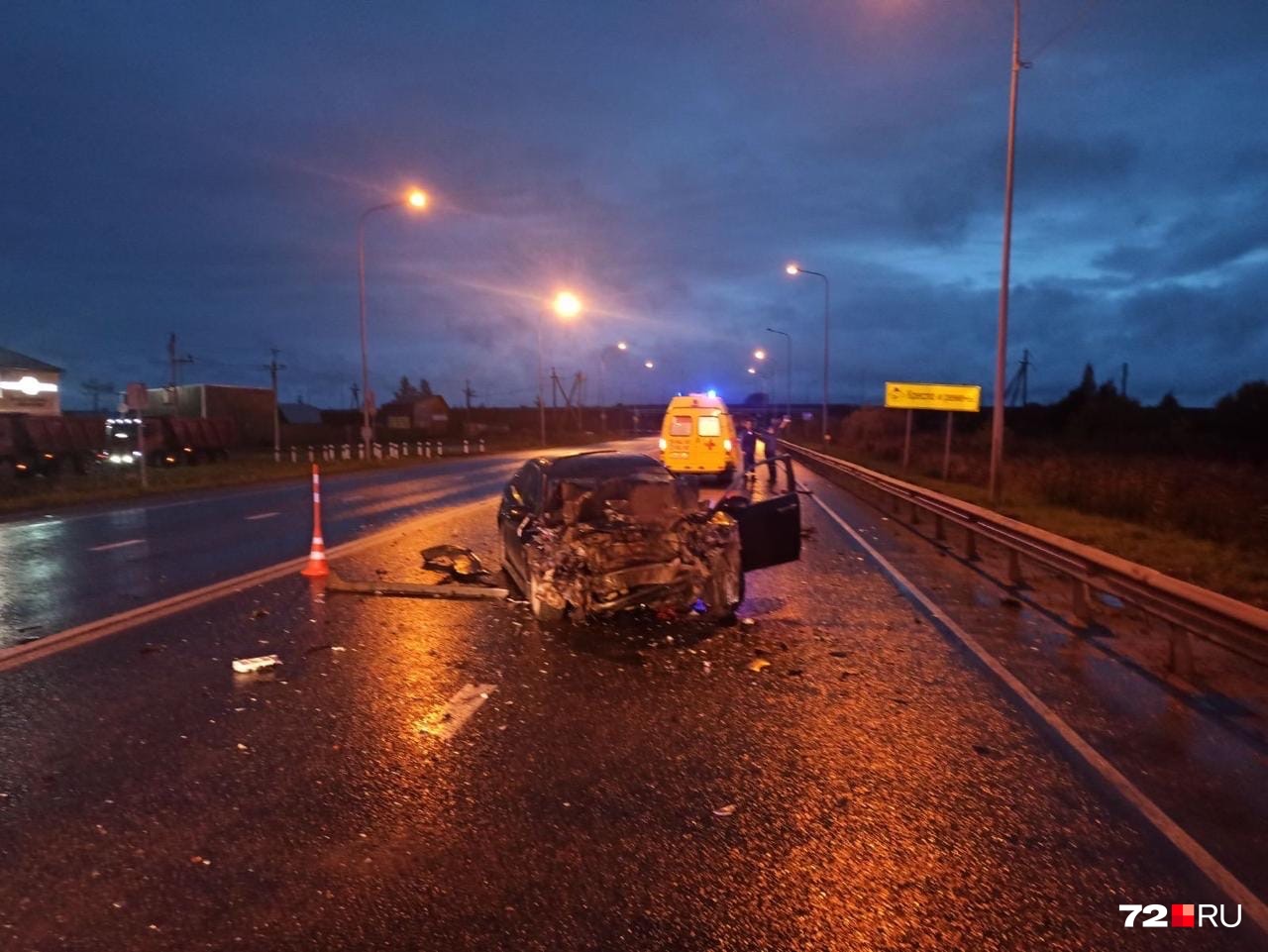 В аварии на Велижанском тракте погиб 35-летний водитель Honda