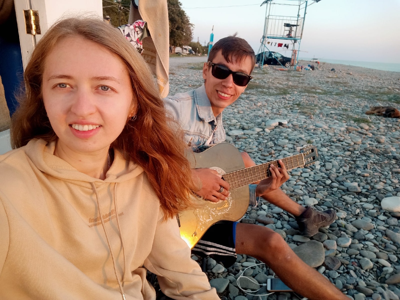 Сейчас Сергей и Дарья на берегу Черного моря Сейчас Сергей и Дарья на берегу Черного моря