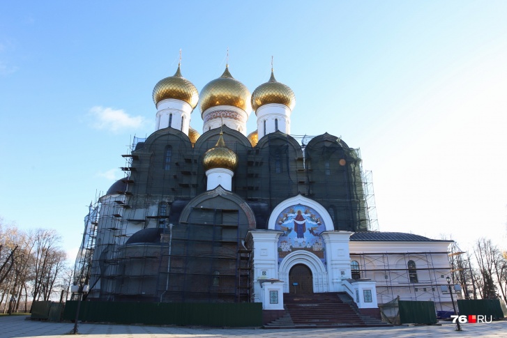 Так выглядит сейчас Успенский собор в Ярославле