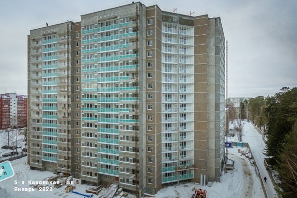 Новый дом в микрорайоне Водники Новый дом в микрорайоне Водники