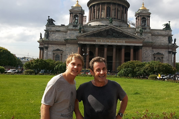 Юра встретился с Николя Саркози в Питере Юра встретился с Николя Саркози в Питере