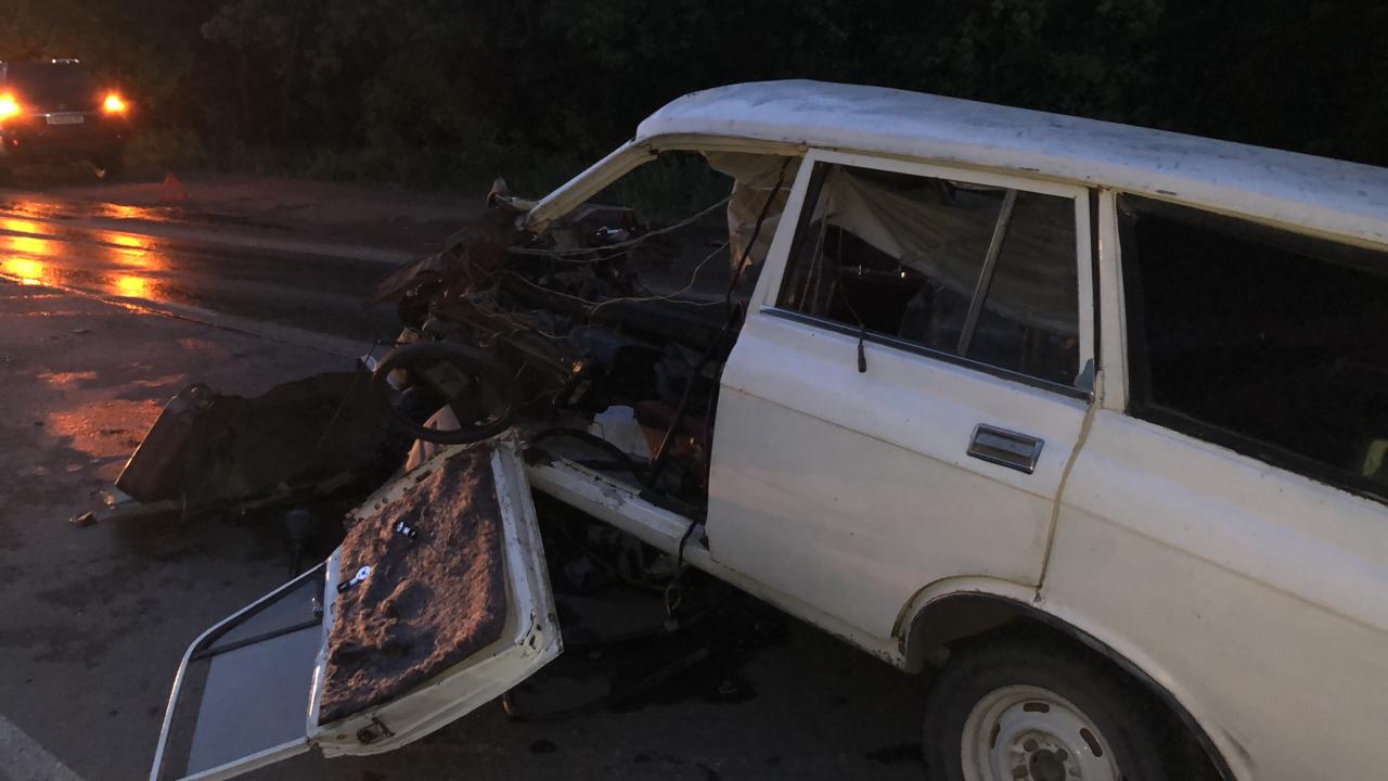 На Красноярском тракте автобус протаранил «Москвич» — водитель легковушки погиб
