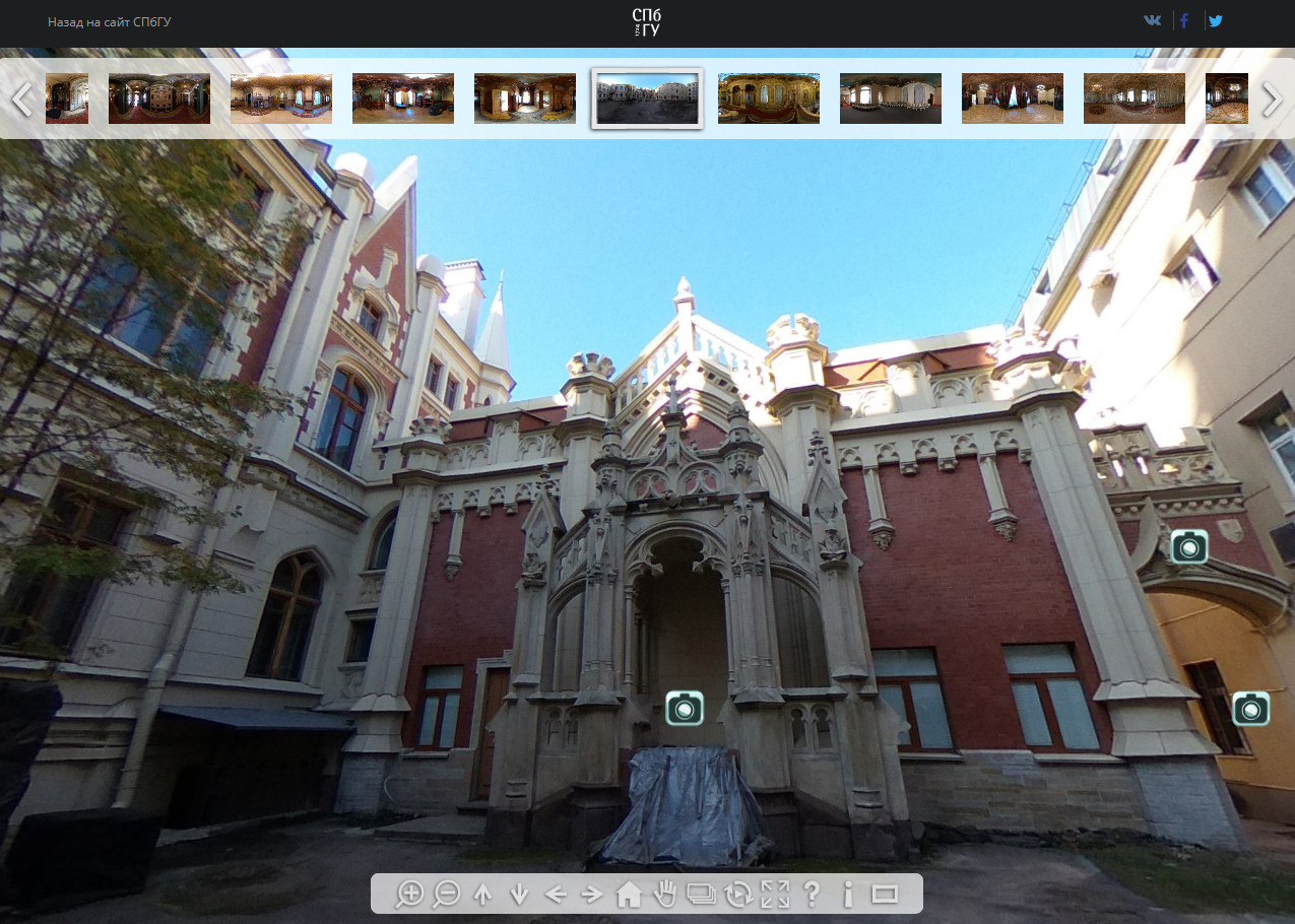 Готический дворик особняка Кельха стал доступен для прогулок онлайн. СПбГУ  запустил виртуальную экскурсию по зданию | 30.10.2020 | Санкт-Петербург -  БезФормата