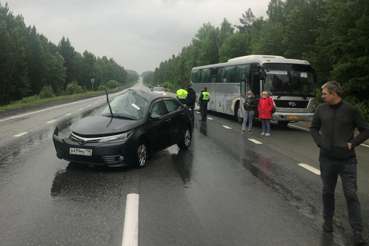 В автобусе никто не пострадал В автобусе никто не пострадал