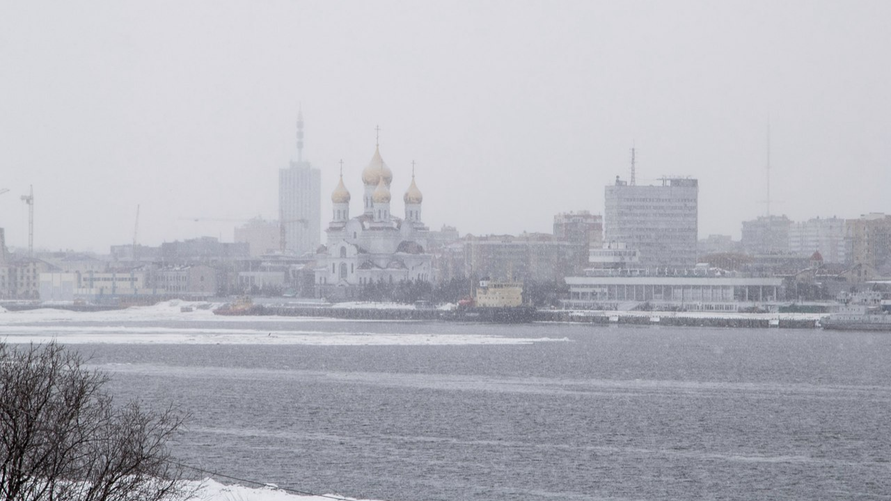 На неделе выходных в Архангельск придёт холод, снег и дождь