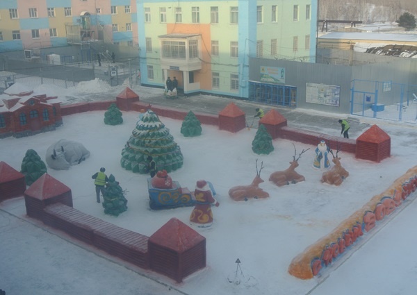 Этот снежный городок — один из главных претендентов на победу Этот снежный городок — один из главных претендентов на победу