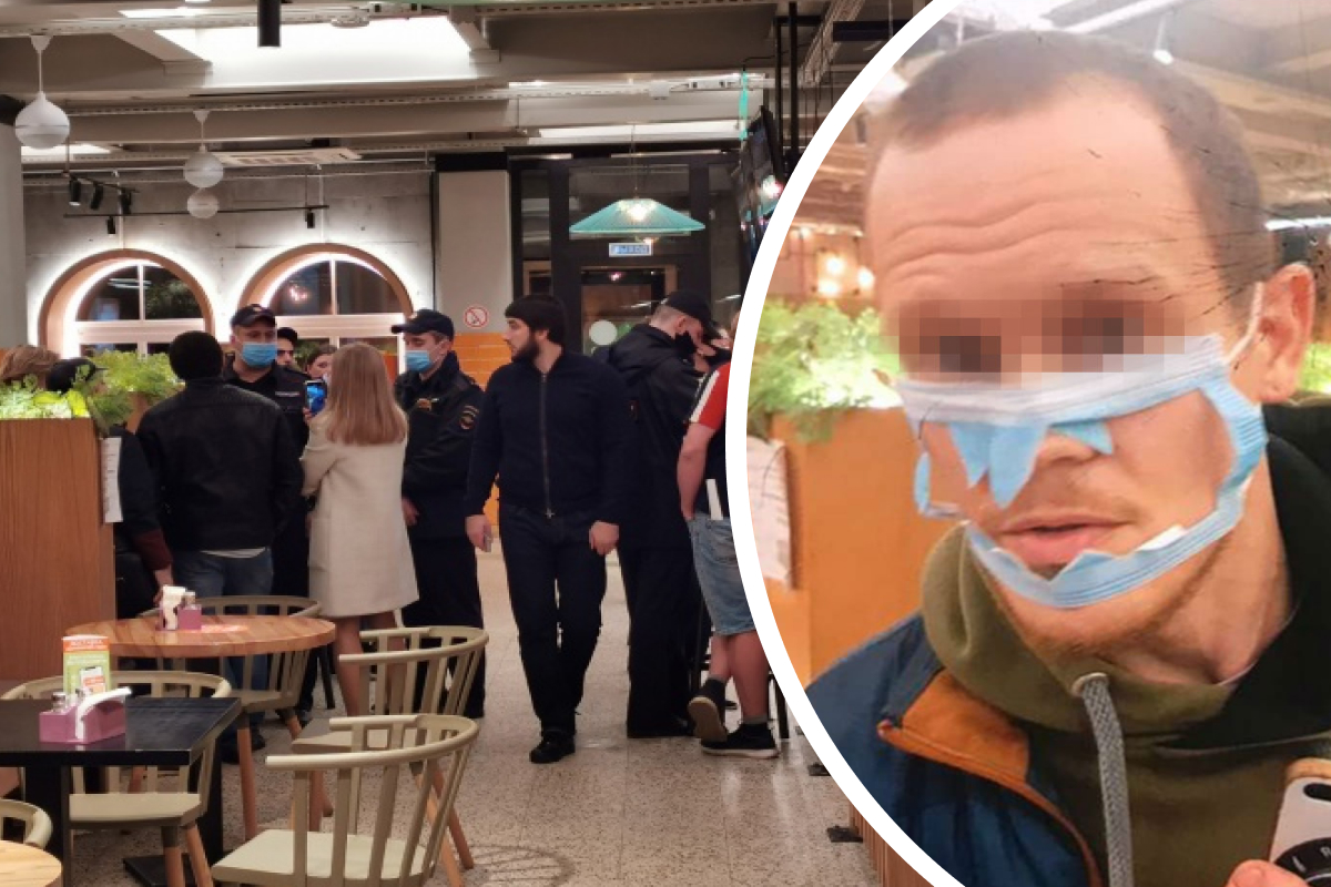 В Ярославле посетитель, которому отказали в обслуживании в ресторане, порвал маску у кассы
