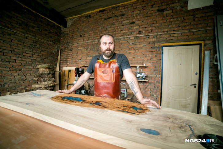 Евгений Горбунов, владелец мастерской Сooscoon Woodshop Евгений Горбунов, владелец мастерской Сooscoon Woodshop