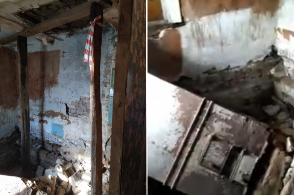 Этот дом признали аварийным еще в 2014 году Этот дом признали аварийным еще в 2014 году