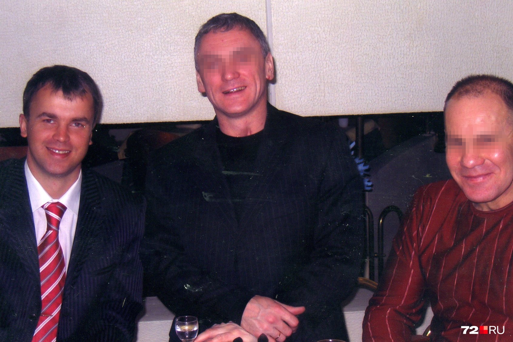 Сергей Княжев (слева) с партнерами — Эдуардом Ермишкиным (по центру) и Сергеем Хомичем (справа)