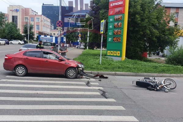 Авария произошла утром 14 июля Авария произошла утром 14 июля