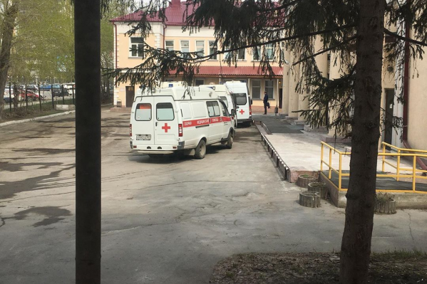 Вид из мельцеровского бокса инфекционной больницы Вид из мельцеровского бокса инфекционной больницы