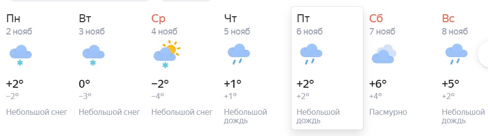 Среда станет самым холодным днем недели Среда станет самым холодным днем недели