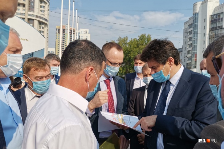 Александр Высокинский сегодня проводит объезд по территории района Александр Высокинский сегодня проводит объезд по территории района