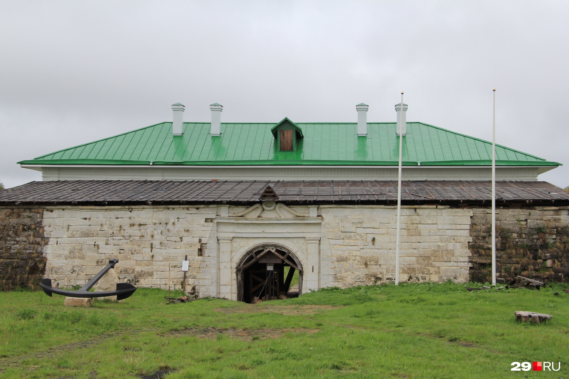 Новодвинская крепость в прошлом — военный форт, а сейчас — музей под открытым небом
