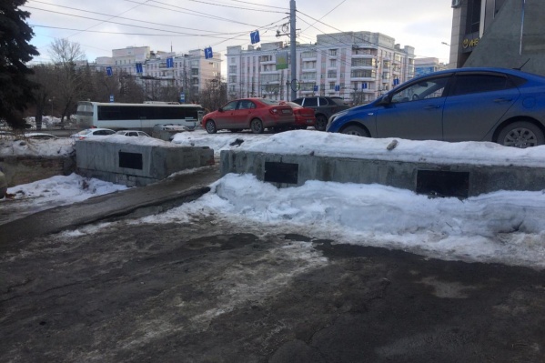 В центре города убрали персональные места на парковке В центре города убрали персональные места на парковке