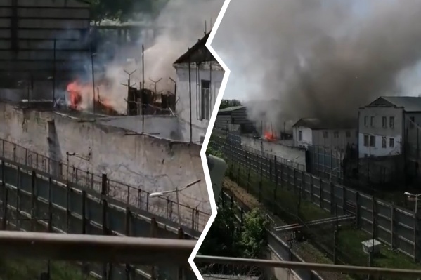 Что именно загорелось в колонии, пока неизвестно Что именно загорелось в колонии, пока неизвестно