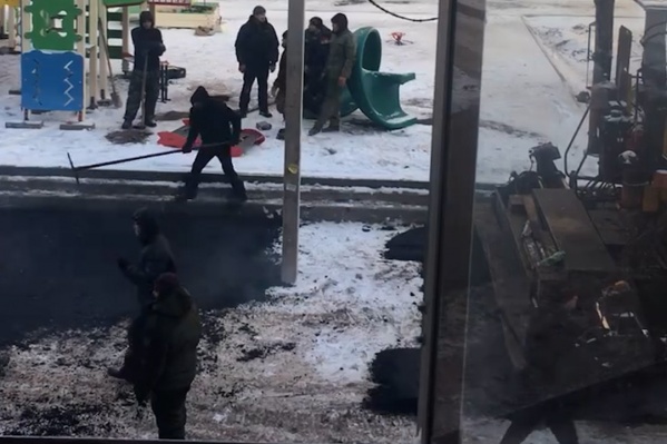Уфимка усомнилась в качестве таких дорожных работ Уфимка усомнилась в качестве таких дорожных работ