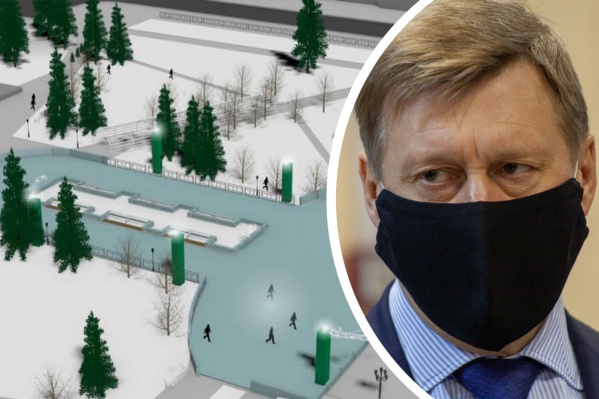 Анатолий Локоть отметил, что каток пользовался популярностью в прошлом году Анатолий Локоть отметил, что каток пользовался популярностью в прошлом году