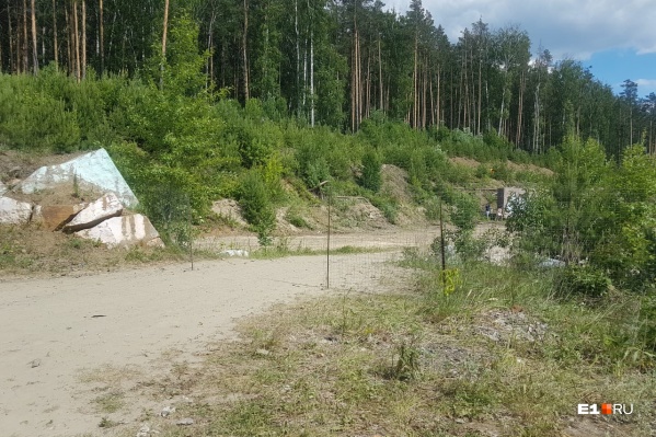 Вот такой хлипенький забор появился у прохода к берегу Вот такой хлипенький забор появился у прохода к берегу