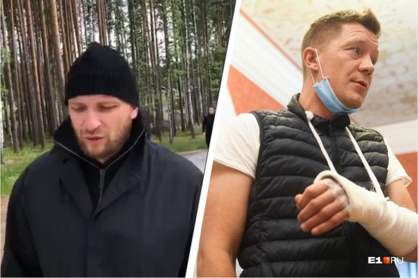 Сергей Колесов (слева) — один из тех, кто отбирал камеру у Сергея Ерженкова. В борьбе режиссеру сломали руку Сергей Колесов (слева) — один из тех, кто отбирал камеру у Сергея Ерженкова. В борьбе режиссеру сломали руку