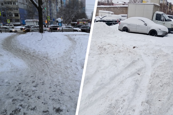 Месиво снега и грязи можно было наблюдать практически на всех улицах Самары Месиво снега и грязи можно было наблюдать практически на всех улицах Самары