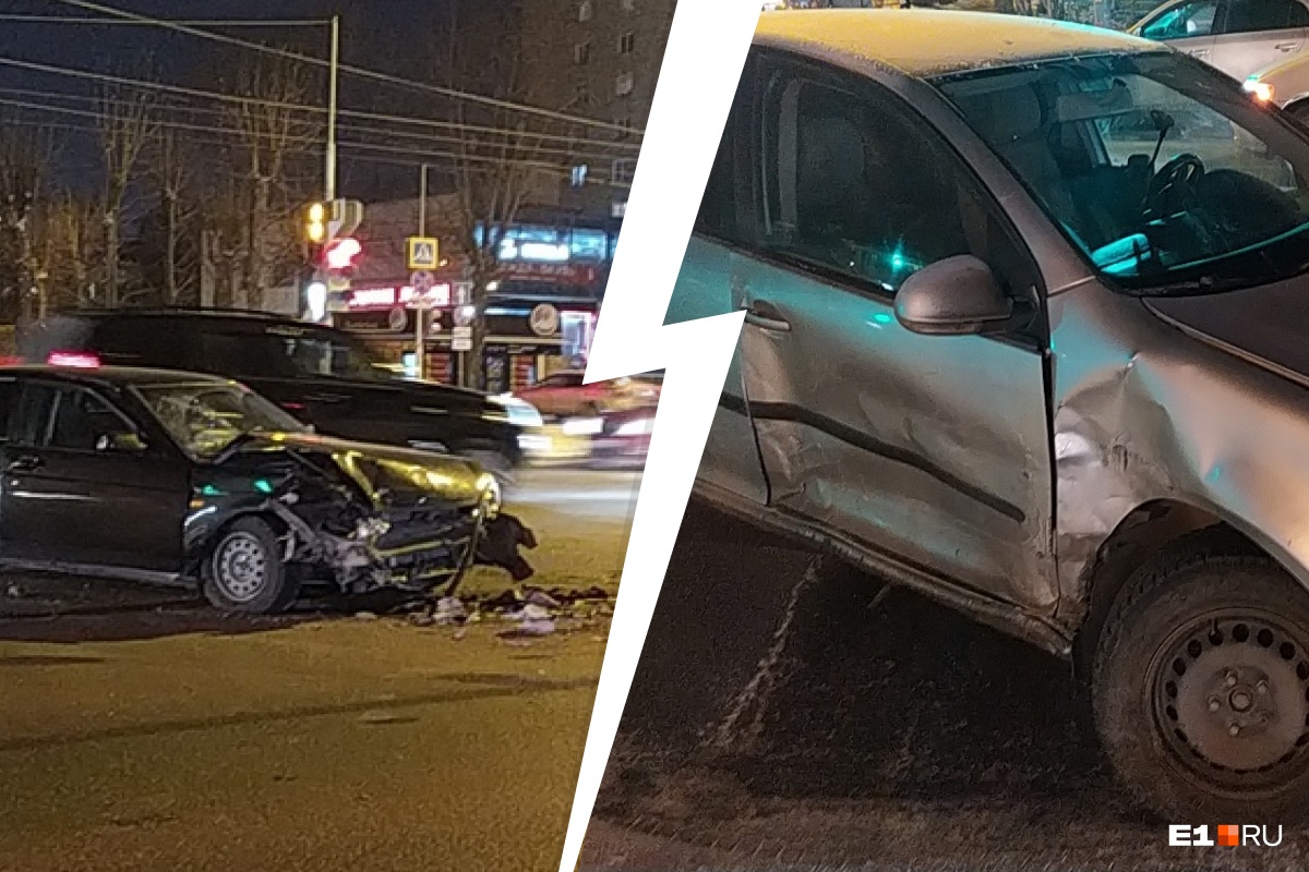 «Врет, что ехал на зеленый»: в Екатеринбурге водитель ищет очевидцев аварии, в которой пострадал пассажир
