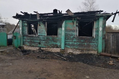 Дом сгорел за минуты Дом сгорел за минуты