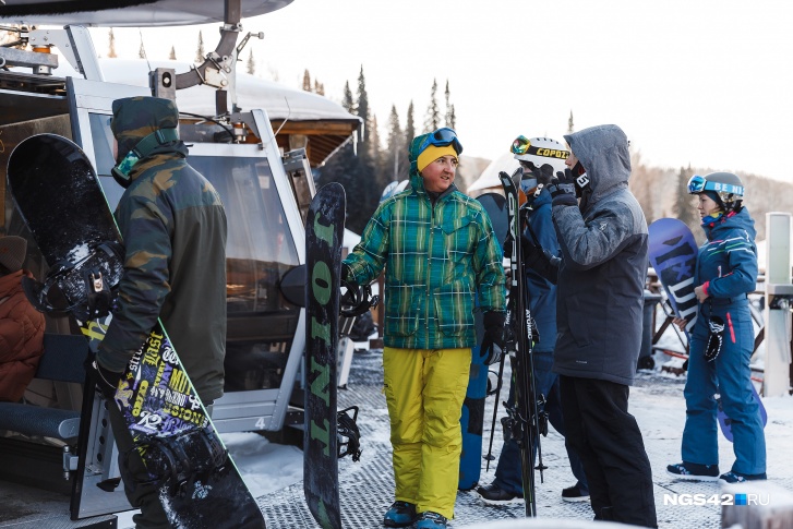 В Шерегеше открыли горнолыжный сезон 14 ноября 