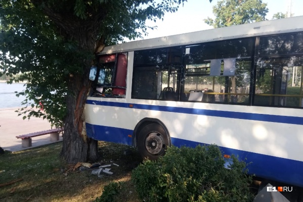 Автобус почему-то резко повернул налево, на встречную полосу Автобус почему-то резко повернул налево, на встречную полосу 