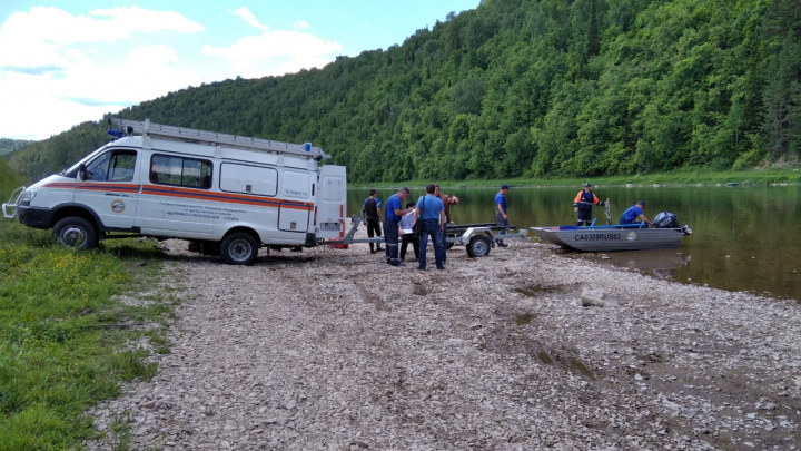 В Башкирии нашли туристов, которые пропали, отправившись на сплав по реке