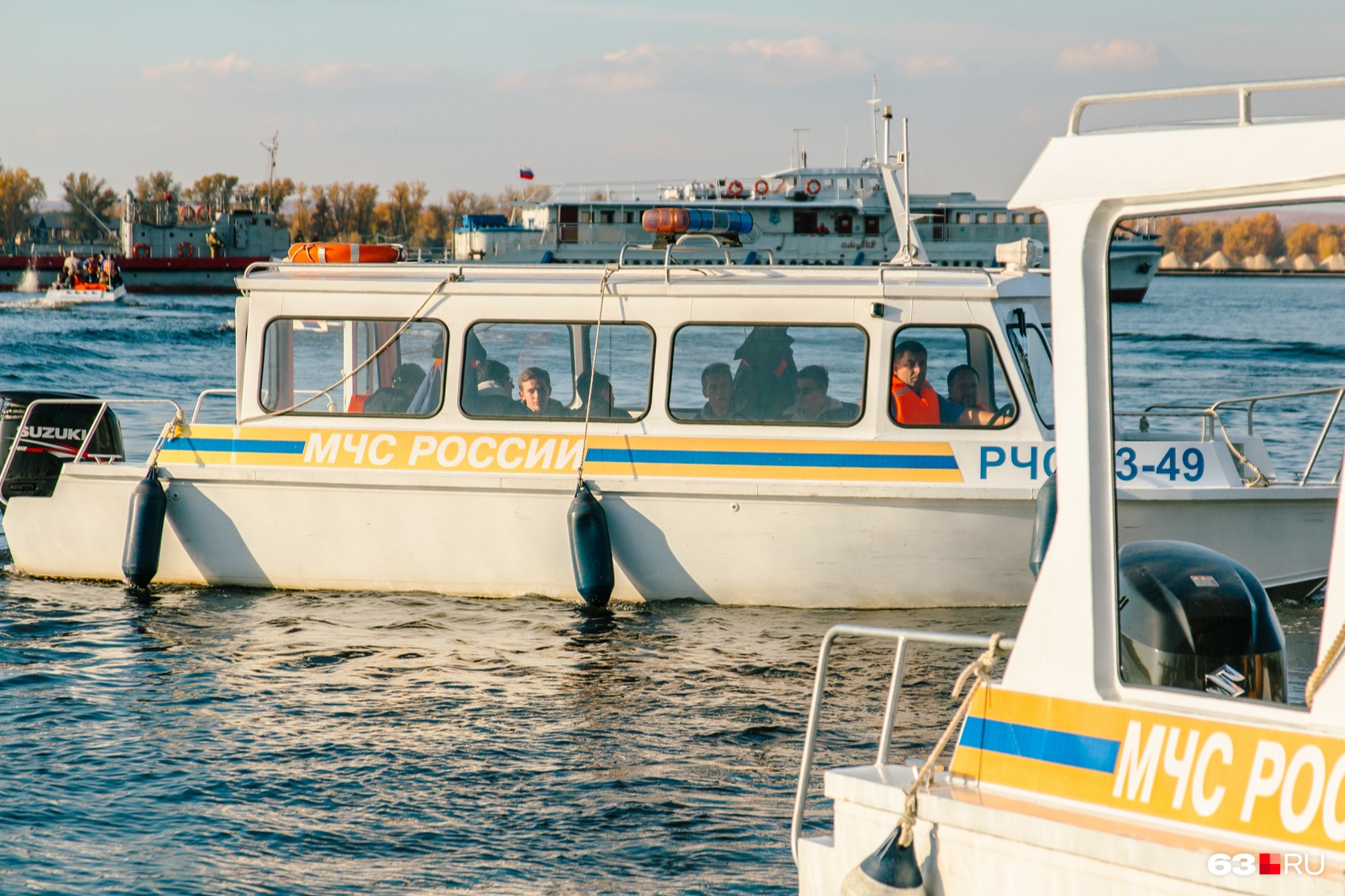 В Самарской области «Казанка» протаранила резиновую лодку