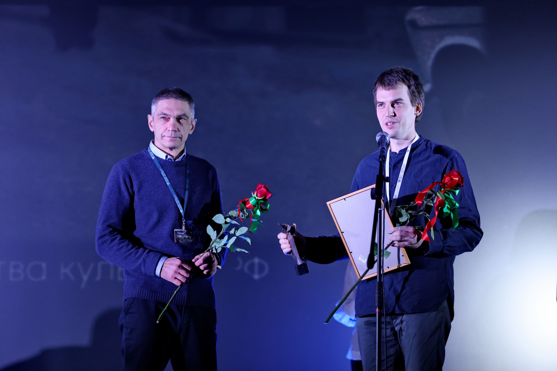 Вадим Кеосьян и Константин Селин на кинофестивале в Выборге