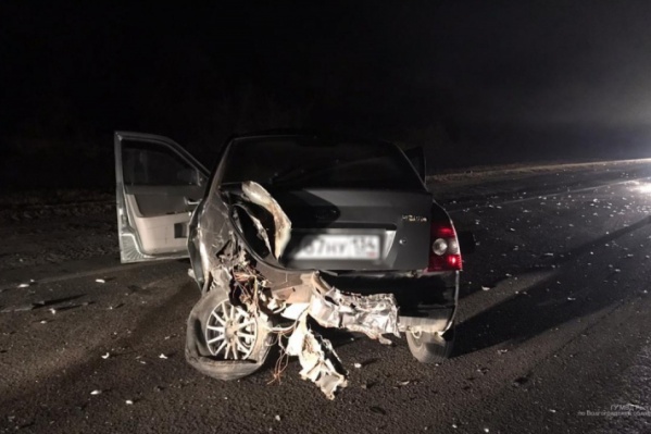 Авария произошла на трассе в Калачевском районе Авария произошла на трассе в Калачевском районе