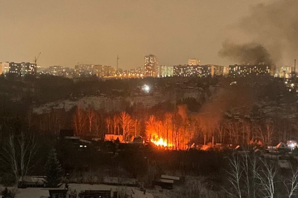 Пожар в СНТ в Новосибирске | НГС - новости Новосибирска