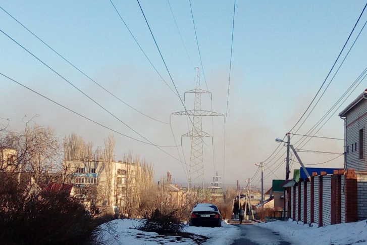 Удушающая дымка окутала северные районы Волгограда